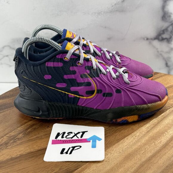 Size Youth 4 Big Kids-Nike LeBron 21 SE GS ‘Welcome to Camp’ Basketball Shoes - Picture 3 of 9